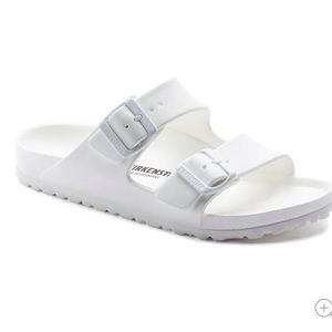 white rubber birks
